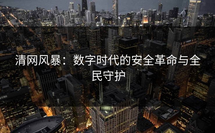 清网风暴：数字时代的安全革命与全民守护